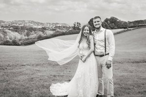 a wedding portrait by Abigail Brookman photography 